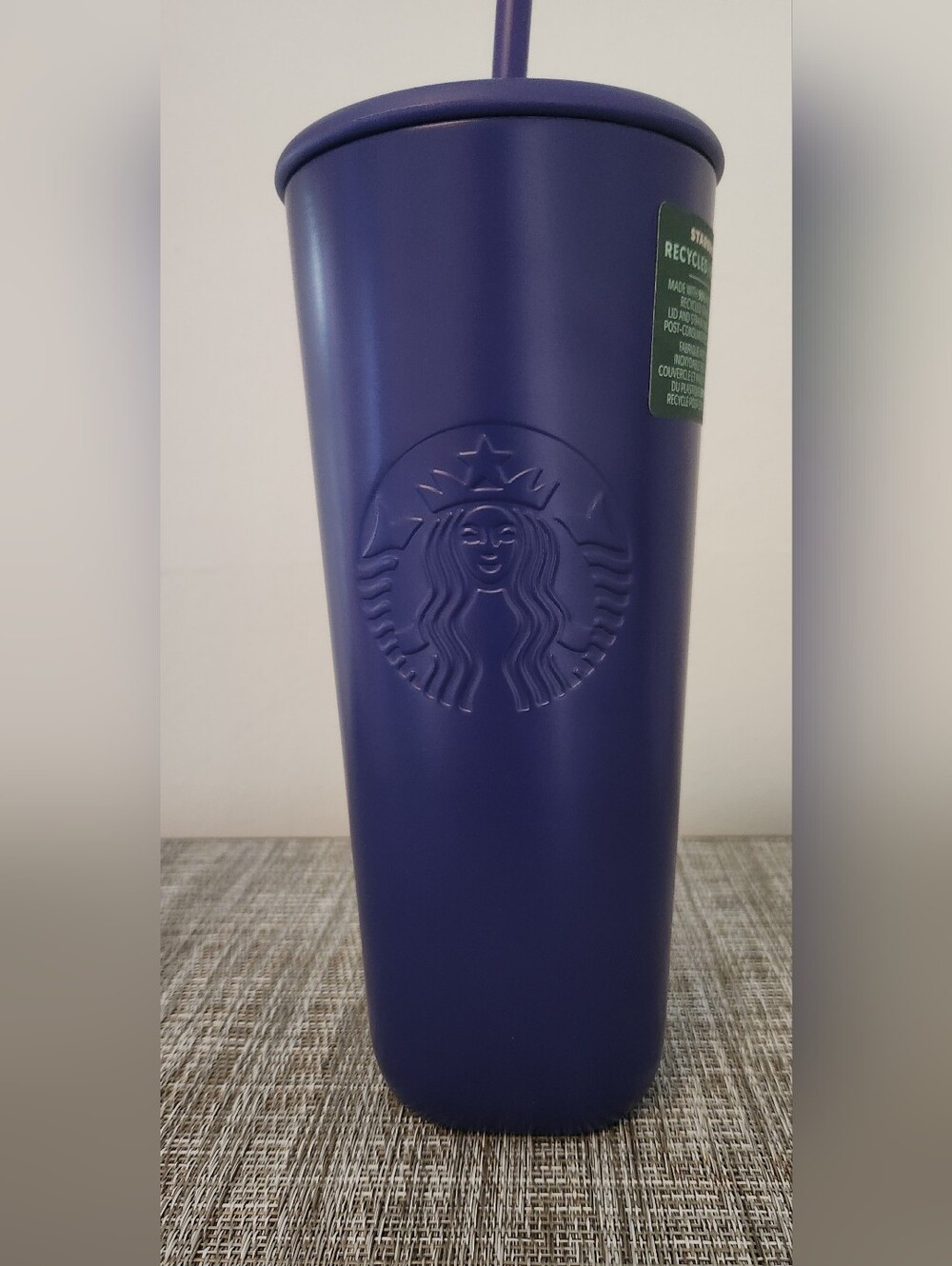 Starbucks Purple Tumbler with Straw